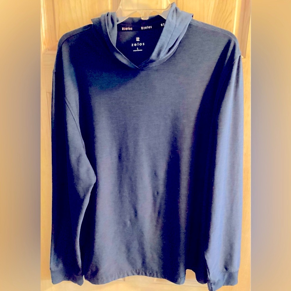 Zelos knit hoodie, size Large, see measurements
